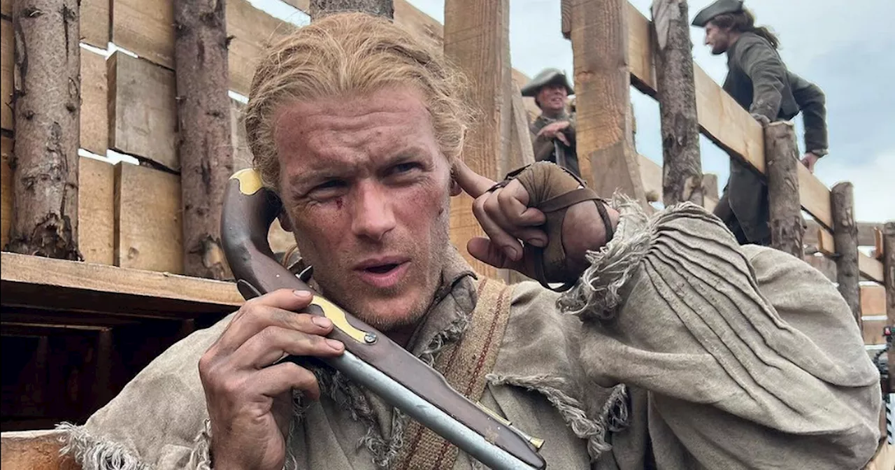 Sam Heughan shares Outlander 'injury' on set as he shares behind the scenes snap