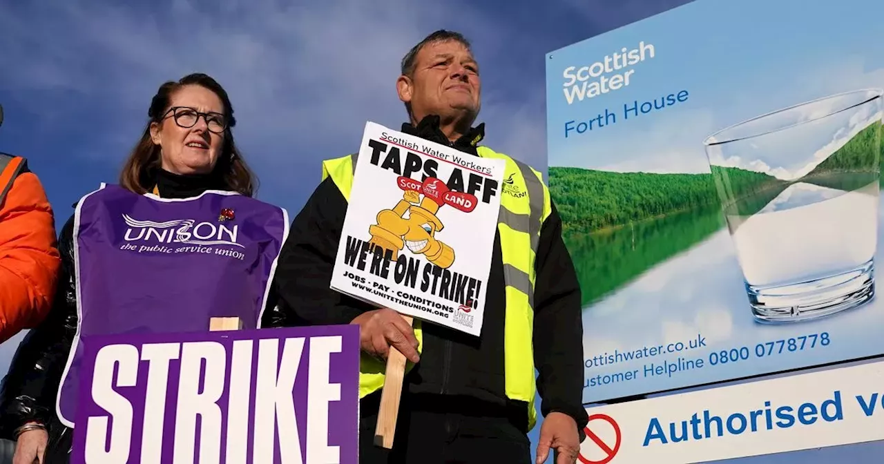 Scotland's Government-owned water company accused of holding workers' pay raises 'to ransom'