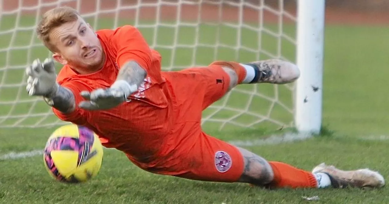 Shotts goalkeeper saves three penalties and SCORES one as gaffer praises Junior Cup heroics