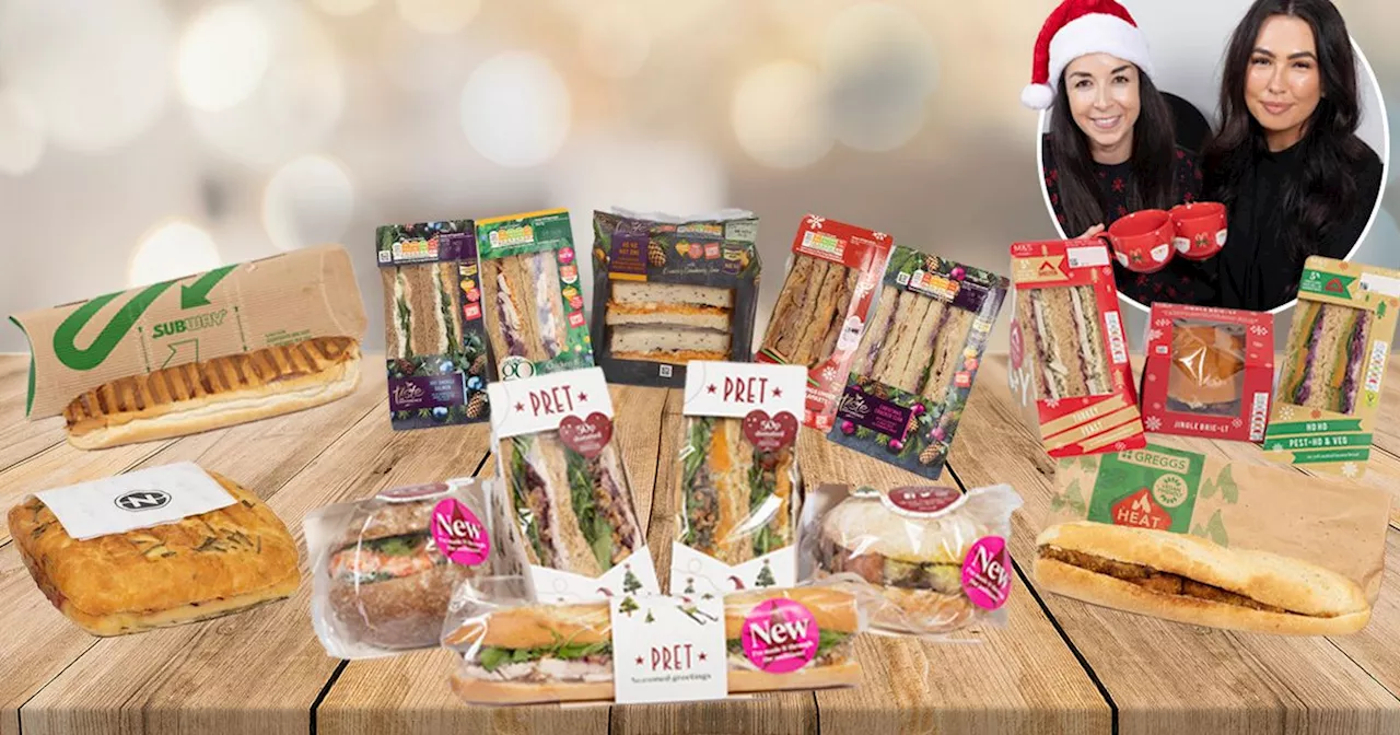 The best and worst Christmas sandwiches from M&S, Starbucks, Asda and Greggs