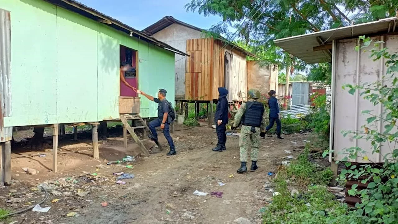 352 individuals and 16 houses inspected in Esscom's operation in Kota Kinabalu