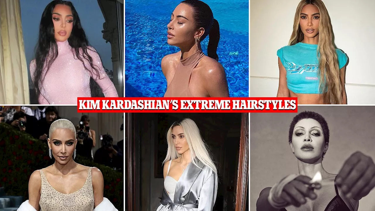 EXCLUSIVE: As Kim Kardashian exposes her natural hair, experts reveal the damaging toll ONE YEAR of...