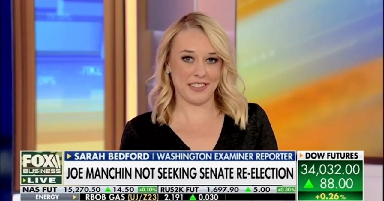 Sarah Bedford says Manchin's possible 2024 bid has Democratic Party 'really nervous'