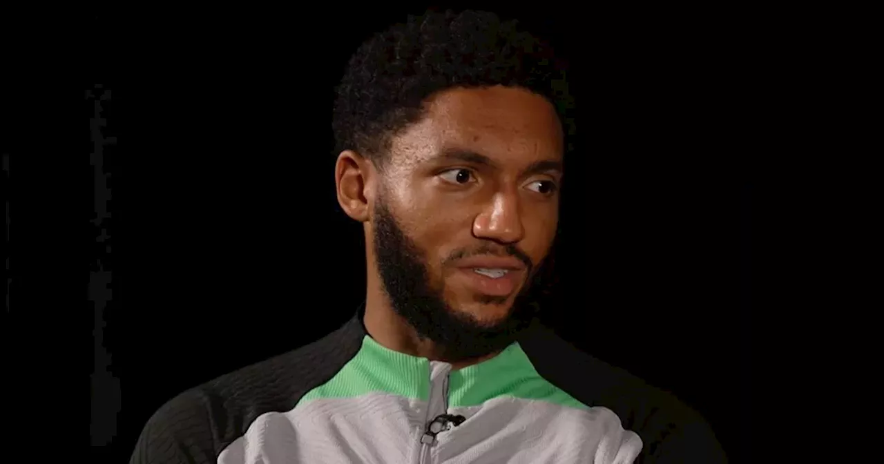 Joe Gomez opens up on Liverpool plan with future admission