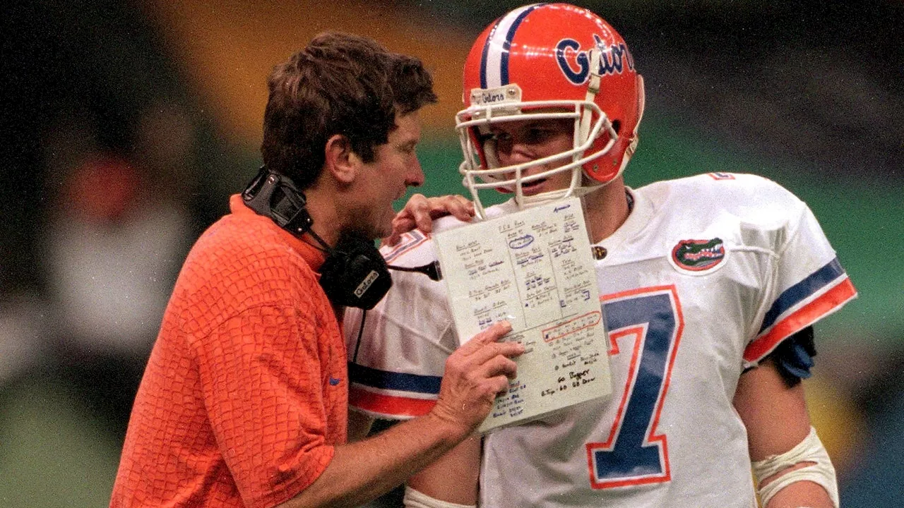 Ex-Florida star Danny Wuerffel speaks glowingly of Steve Spurrier amid college football’s sign-stealing issue