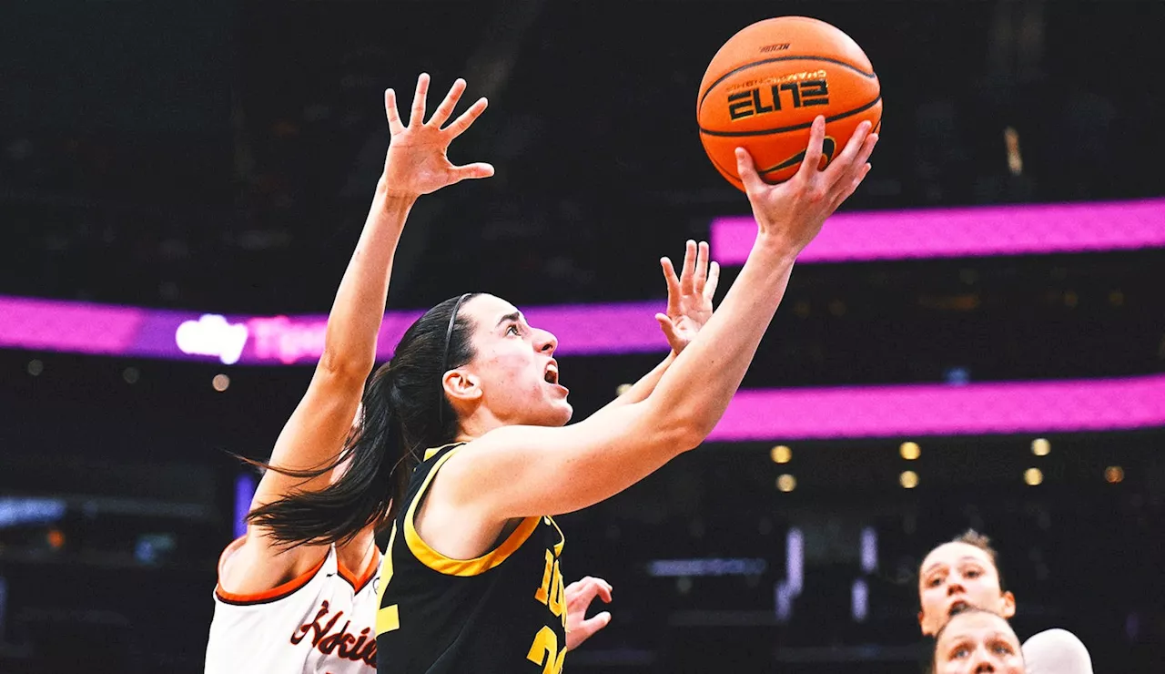 Caitlin Clark scores 44 points as No. 3 Iowa holds off No. 8 Virginia Tech