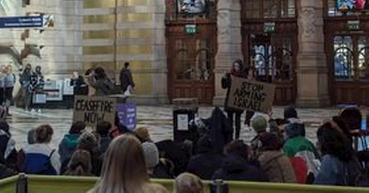 Demonstrators storm Kelvingrove Museum for sit in calling for Gaza ceasefire