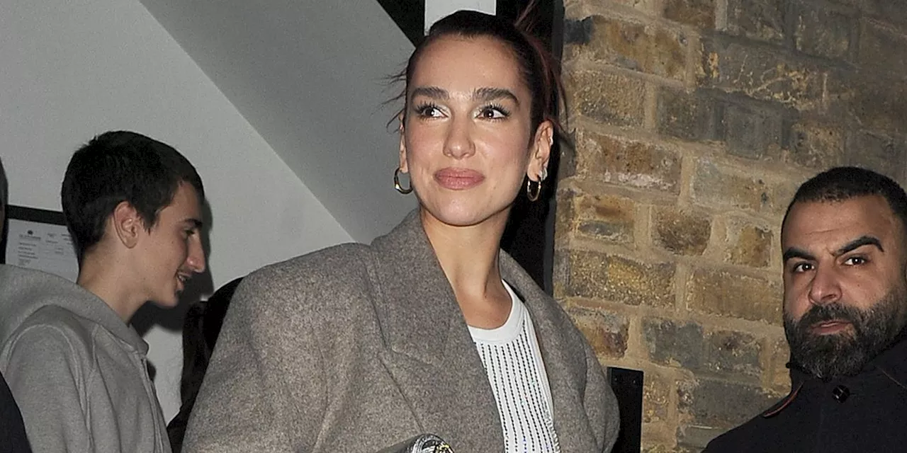 Dua Lipa Makes a Striking Appearance in London