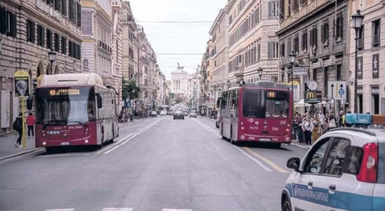 Da Termini a piazza Venezia: l'alternativa dei bus elettrici