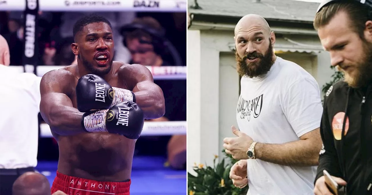 Anthony Joshua being advised by Tyson Fury's old coach as rivalry takes twist