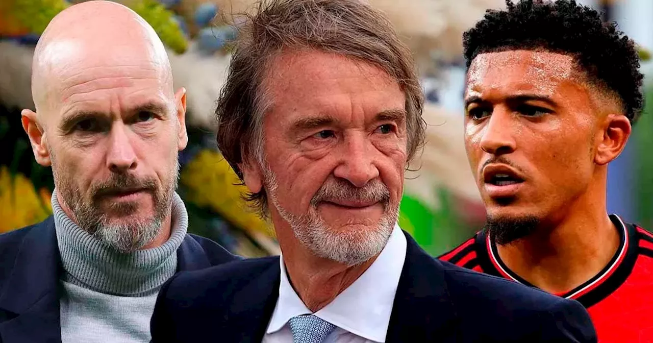 Jim Ratcliffe steps in after Jadon Sancho refuses to apologise to Erik ten Hag