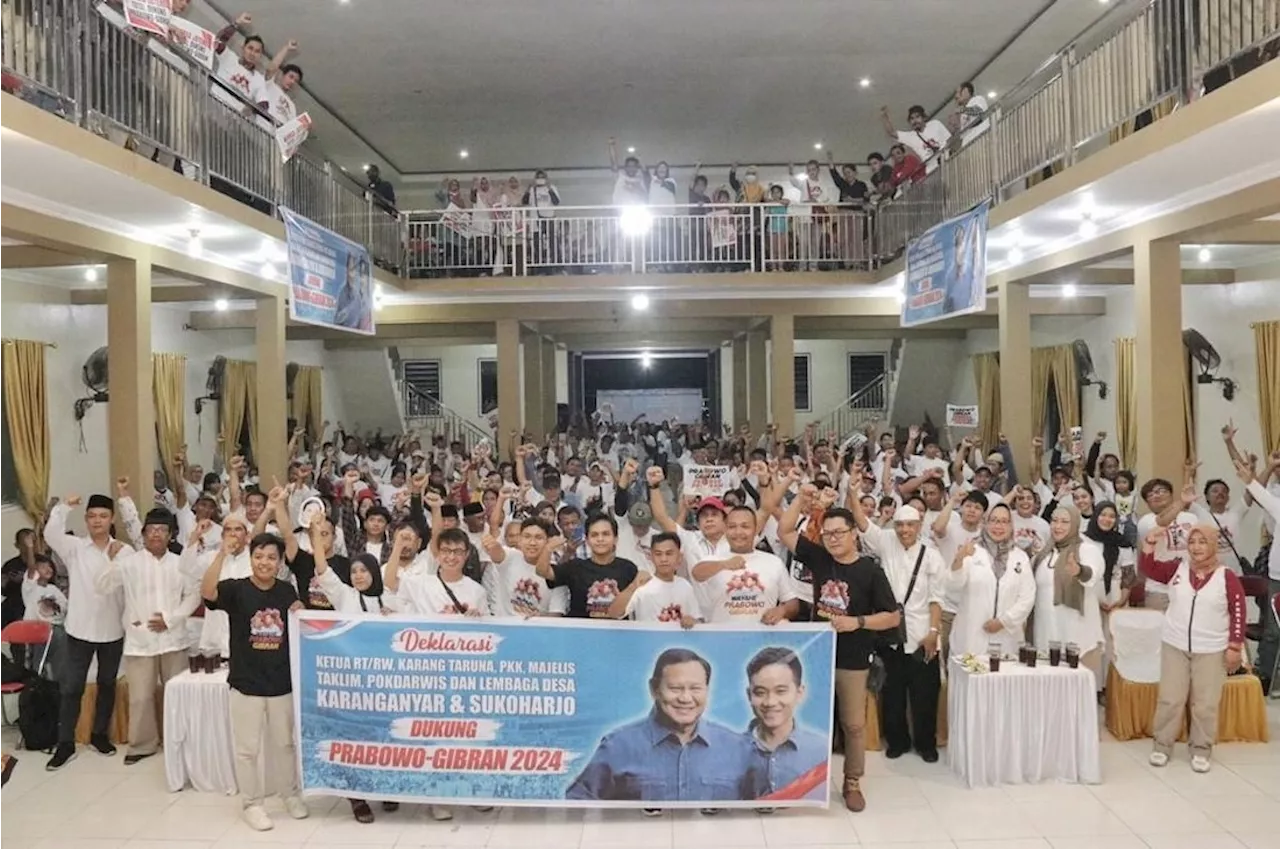 Pemimpin Berani dan Bernyali, Prabowo-Gibran Meraup Dukungan Ratusan Tokoh Masyarakat Jateng