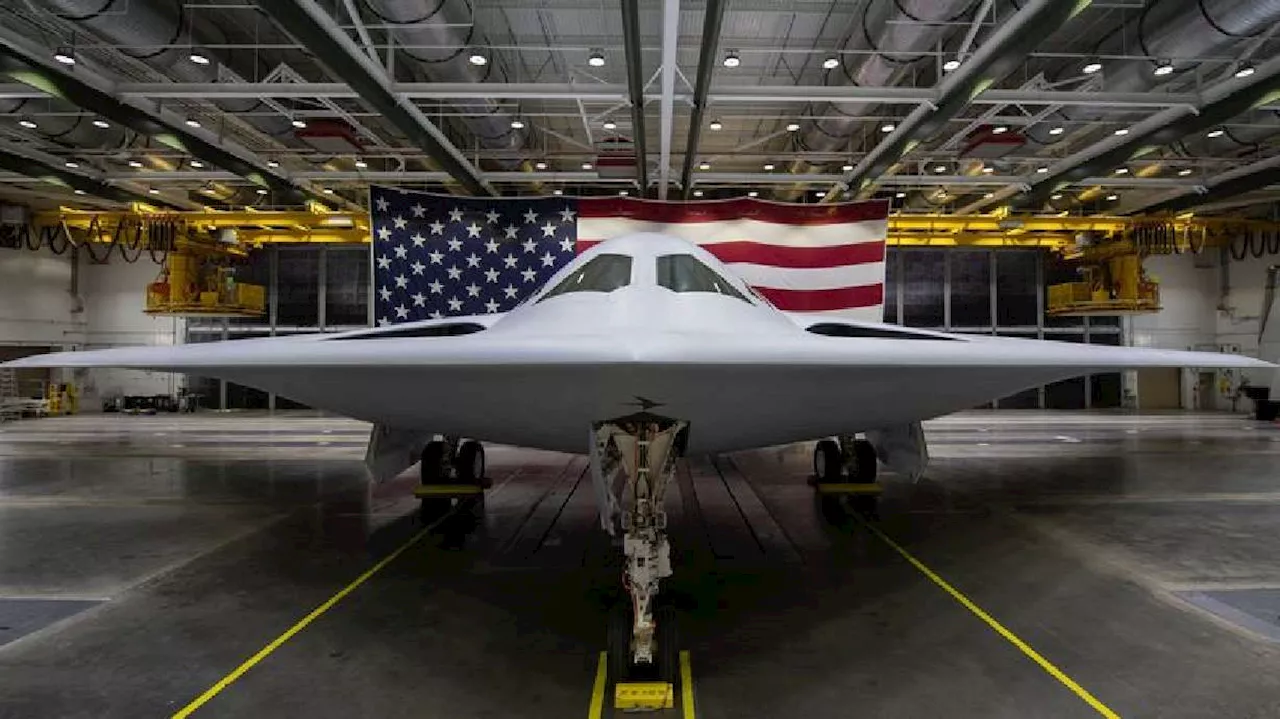 US Air Force's new B-21 Raider 'flying wing' bomber takes first flight