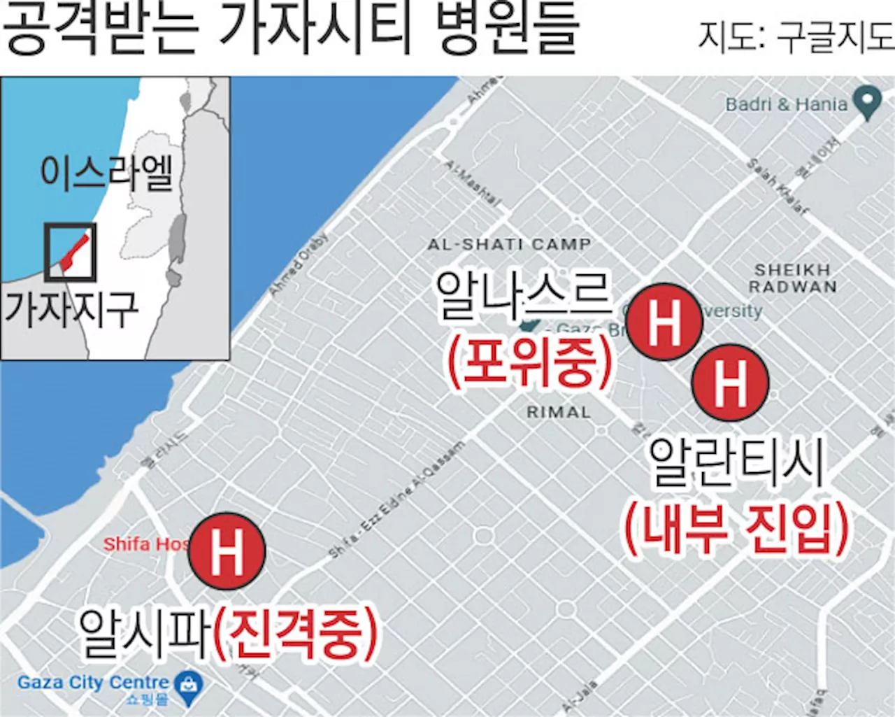 이스라엘, 결국 가자 병원에 폭탄…13명 사망