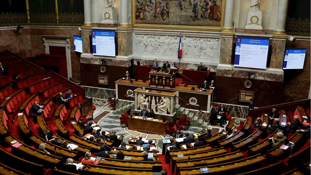 Rejet de la motion de censure de La France insoumise à l'Assemblée nationale