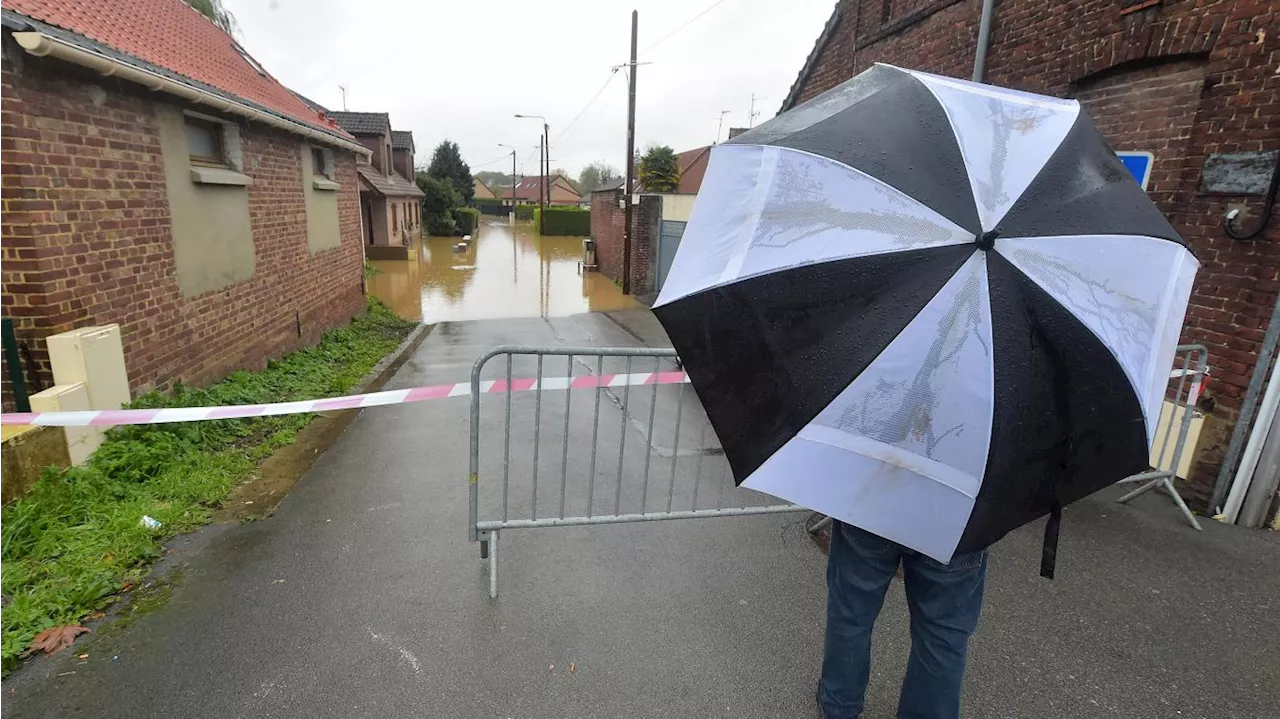 Fin de la pluie et journée ensoleillée dans la région