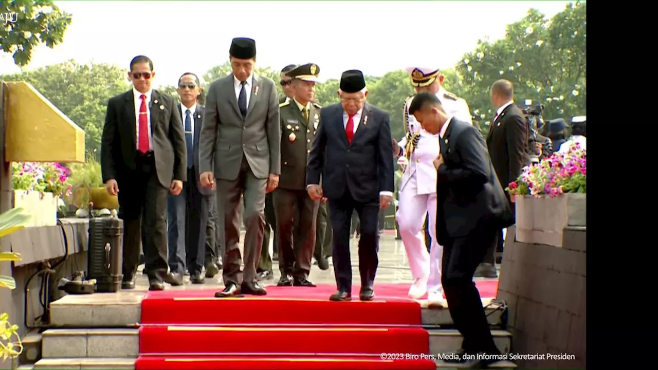 Presiden Jokowi Menjadi Inspektur Upacara Ziarah Nasional dalam Rangka Hari Pahlawan