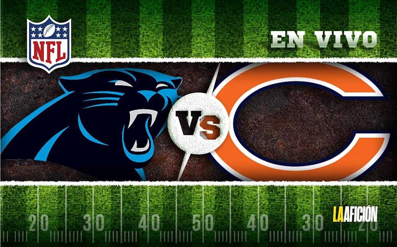 Comienza la semana 10 de la NFL con el duelo entre Carolina Panthers y Chicago Bears