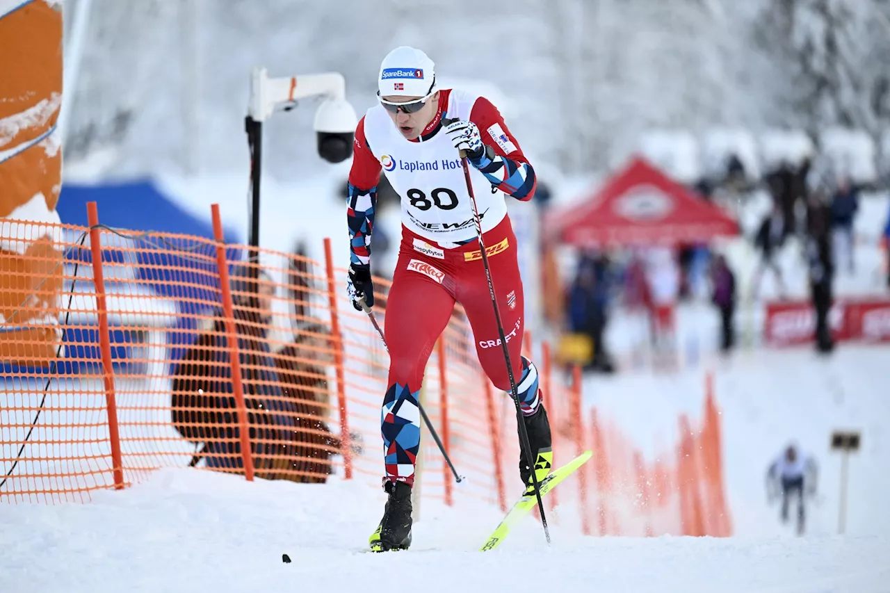 Erik Valnes vinner sprinten i Finland