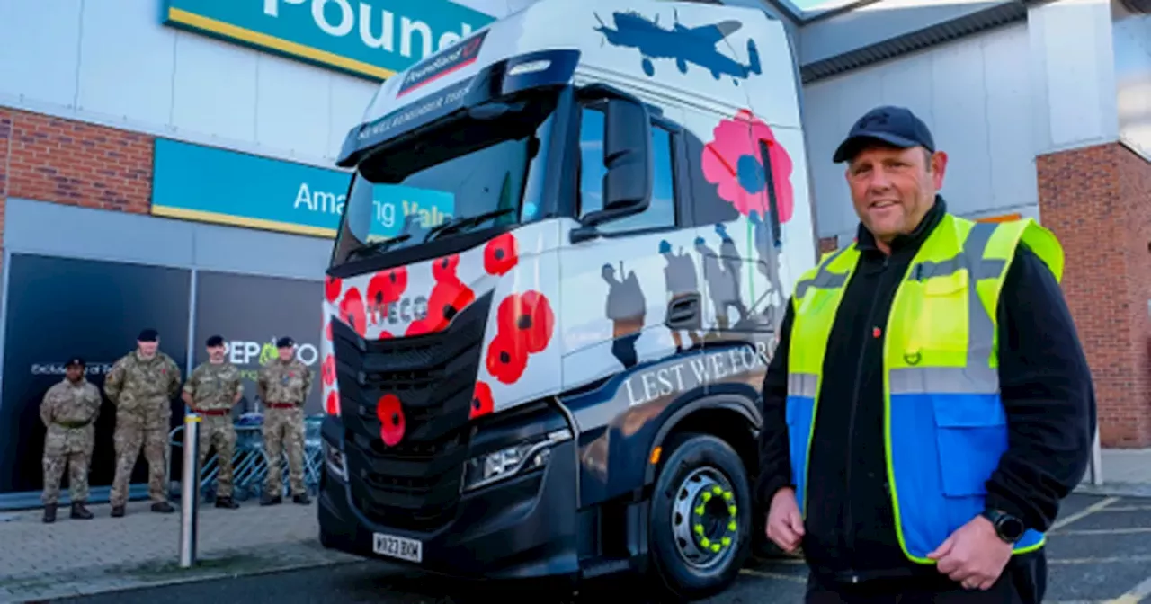 Poundland's Special Edition Truck Pays Tribute to Servicemen and Women