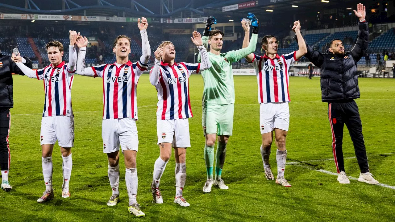 Willem II grijpt koppositie in KKD, ook FC Emmen en De Graafschap winnen nipt