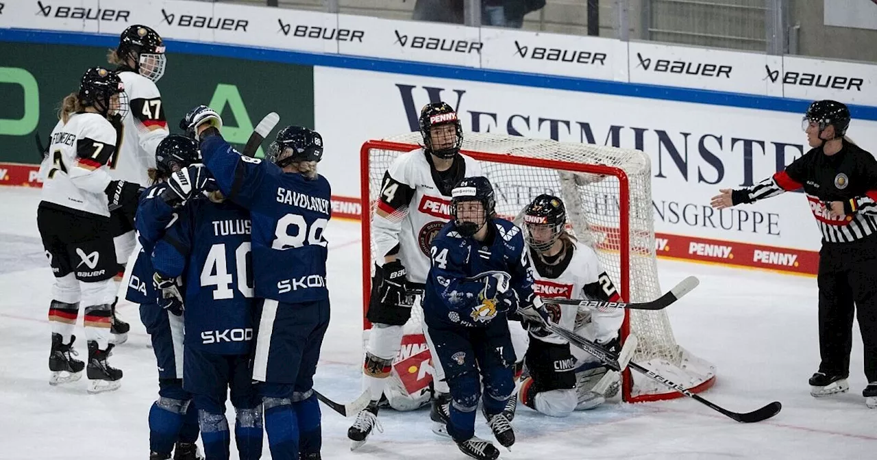 1:8-Pleite für DEB-Frauen bei Deutschland Cup gegen Finnland