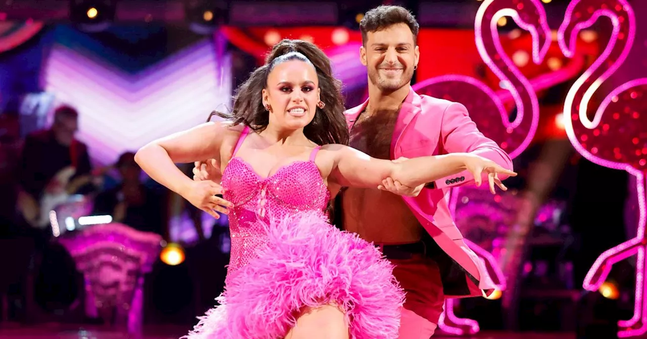 Strictly fans distracted by Ellie Leach as Vito Coppola sings with pro co-star