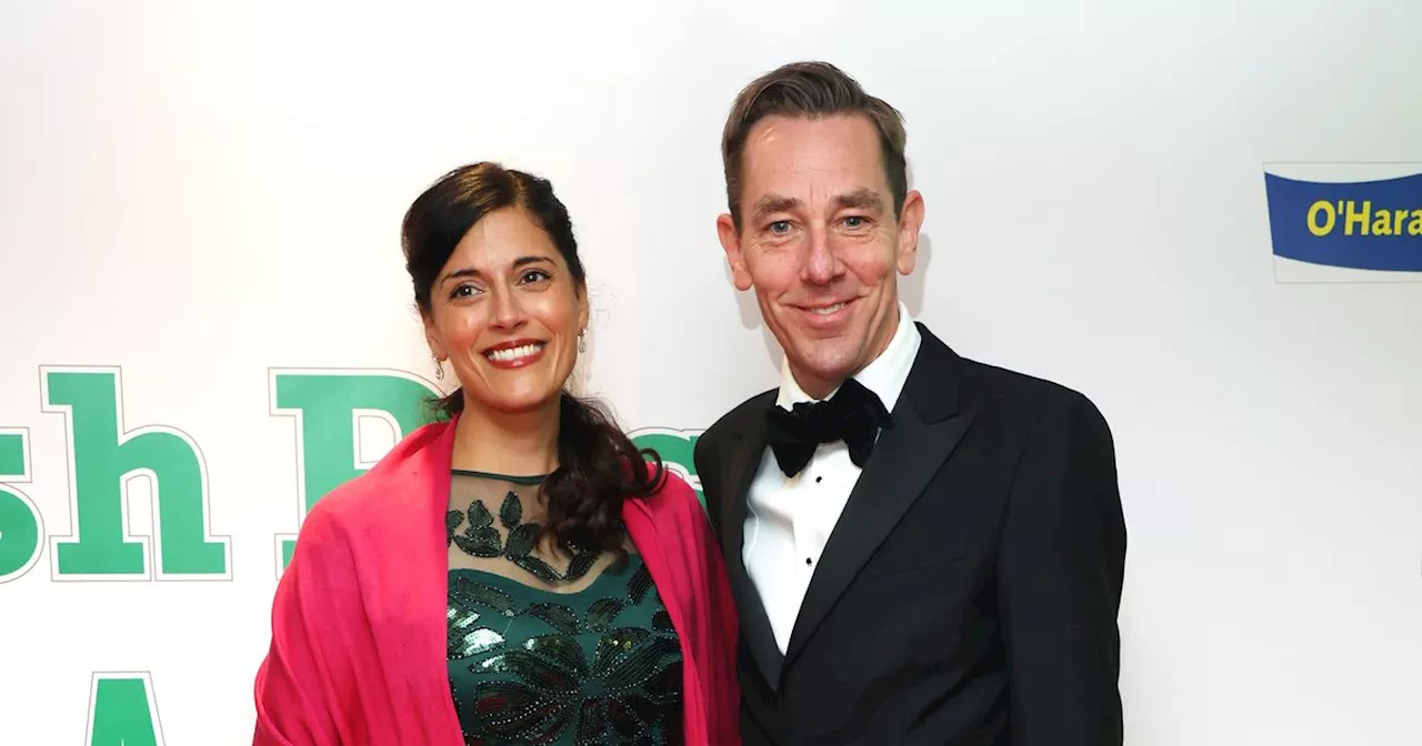 Ryan Tubridy and Claire Kambamettu make first appearance at Irish Post Awards