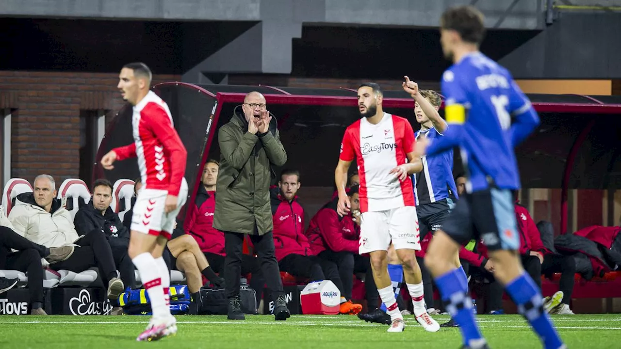 Fred Grim: 'Meer moeten scoren, maar we speelden echt heel goed'