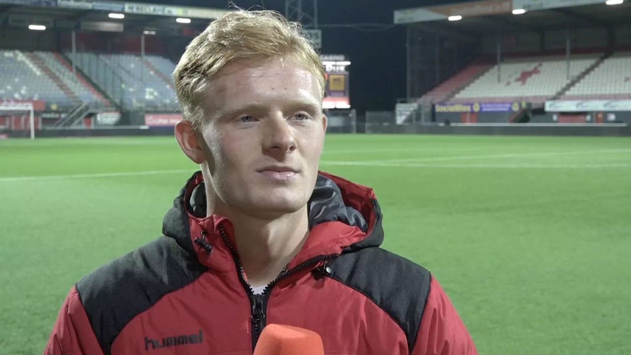 Julius Dirksen gekozen tot man of the match na defensieve prestatie tegen FC Den Bosch