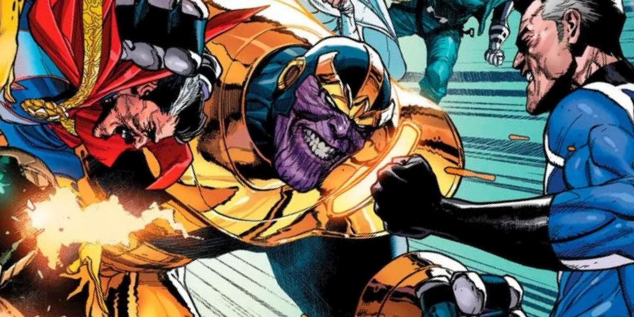 Marvel's Illuminati Face Thanos and a More Powerful Threat in Thanos (2023) #1-3