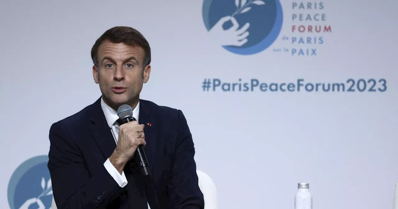 France's Macron says melting glaciers are 'an unprecedented challenge for humanity'