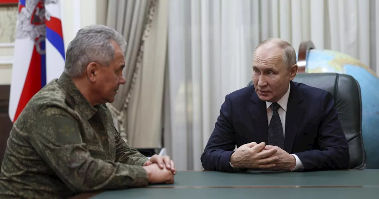 Russian President Putin Visits Military Headquarters in Rostov del Don