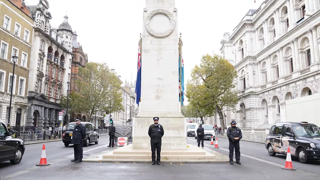 Thousands of UK Police Officers Deployed for Remembrance Weekend