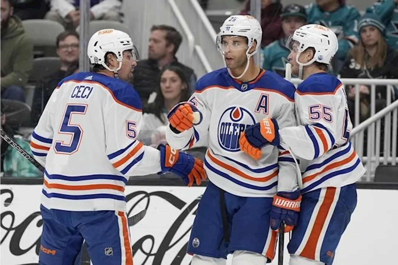 San Jose Sharks Defeat Edmonton Oilers 3-2