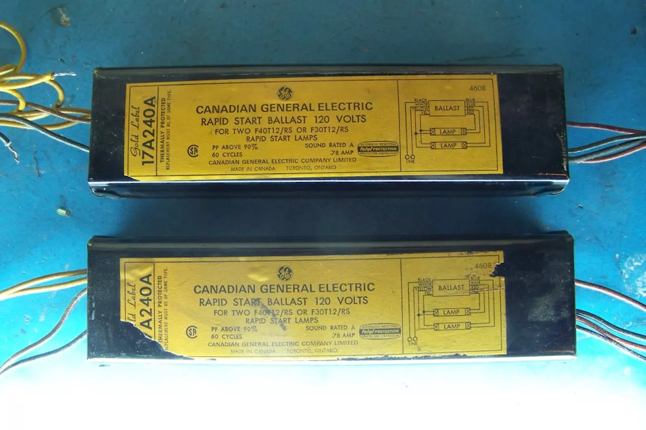 Sault Ste. Marie's Household Hazardous Waste Depot No Longer Accepts Ballast Resistors from Old Lighting Fixtures