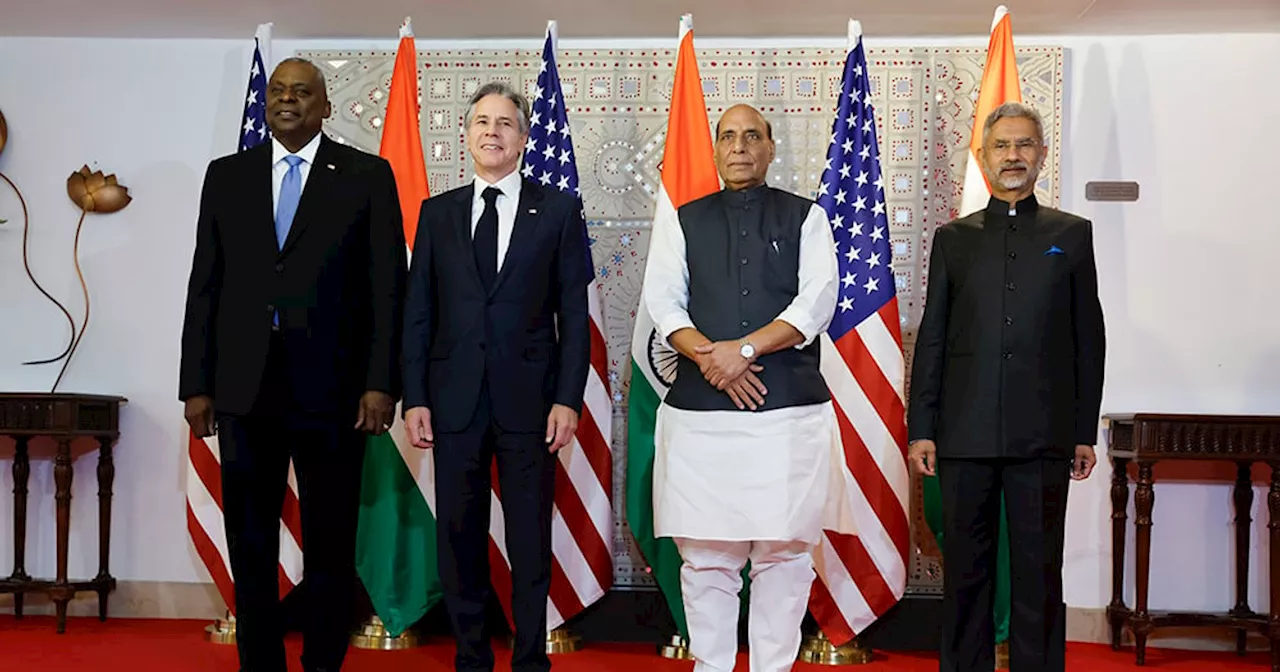 Top US, Indian diplomats and defense chiefs discuss Indo-Pacific issues and Israel-Hamas war