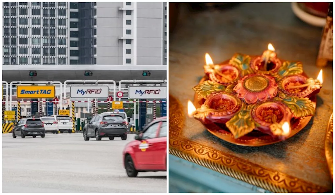 Free toll for two days in conjunction with Deepavali celebration