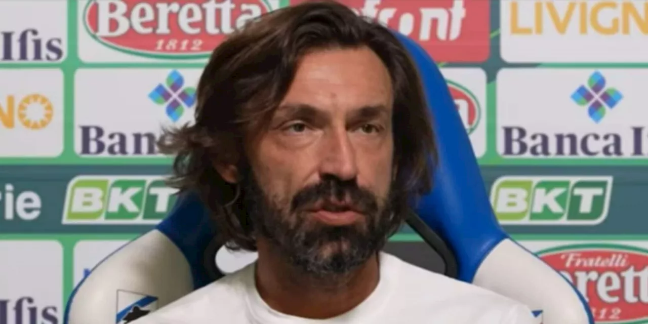 Pirlo, Modena-Samp con l'incubo virus: 'La formazione la faccio col dottore'