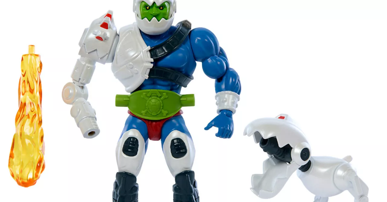 Mattel Combines Trap-Jaw with TMNT Mousers for Turtles of Grayskull