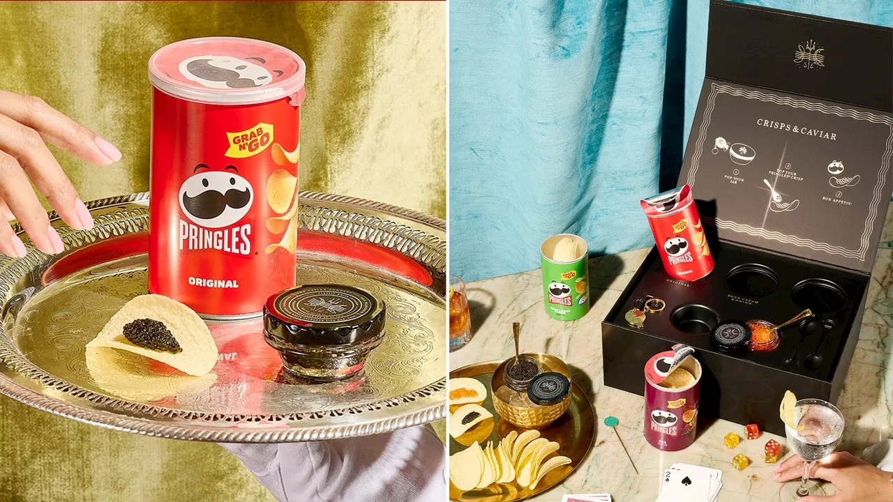 Pringles and The Caviar Co. selling $140 'Crisps and Caviar' box