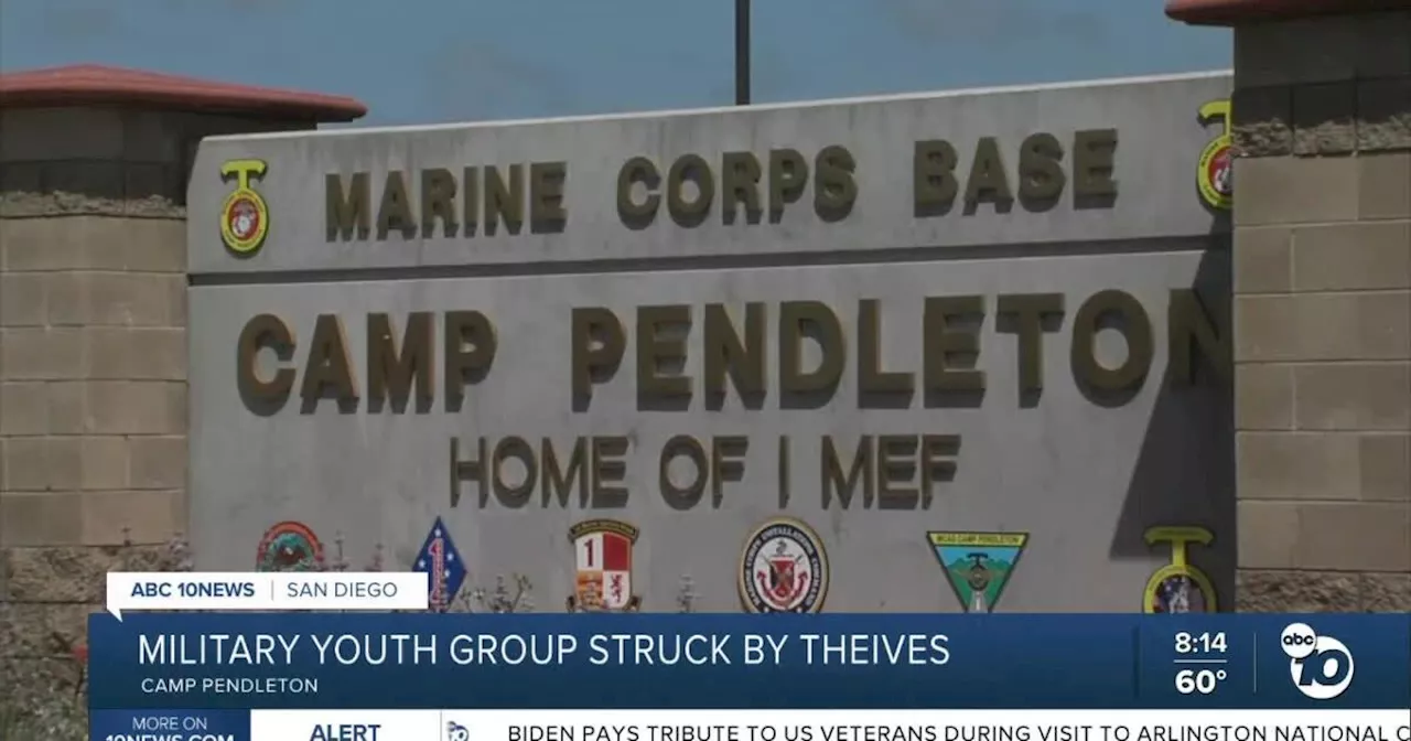 Uniforms and gear stolen from youth military group at Camp Pendleton, Marines say