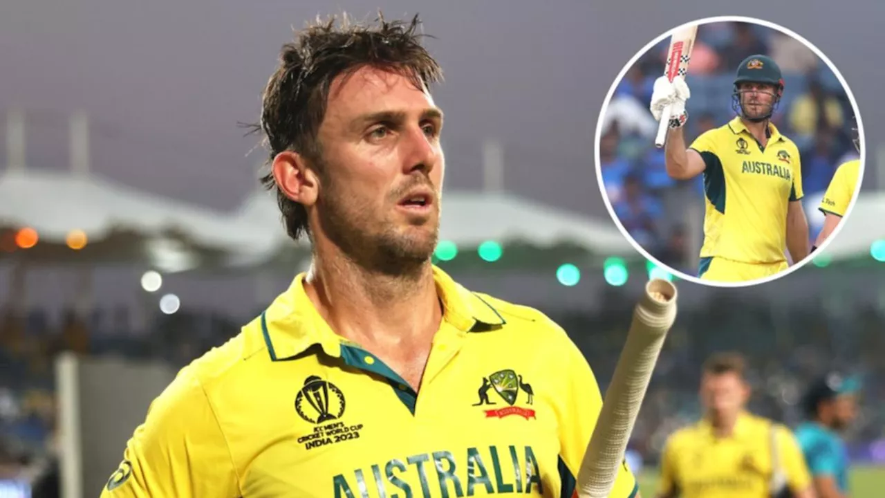 ‘Touching moment’ as Mitch Marsh honours late grandfather with brilliant century at Cricket World Cup