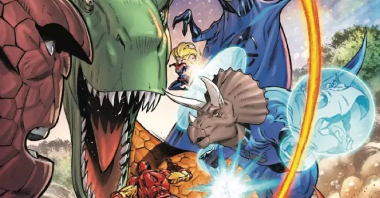 Fantastic Four #13 Preview: Doctor Doom's Dino-Drama