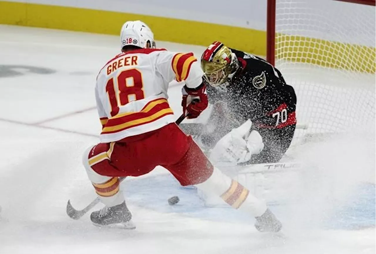 Ottawa Senators snap home losing streak with 4-1 win over Calgary Flames