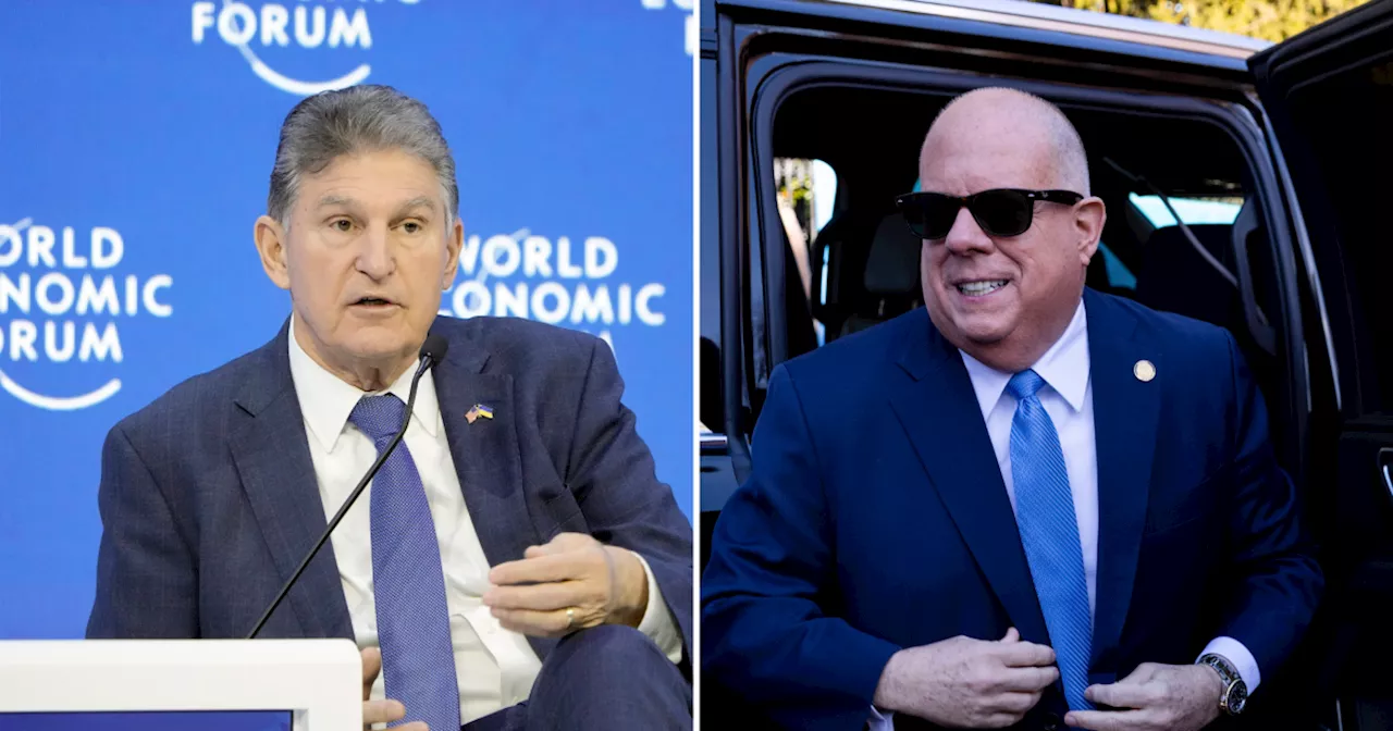 Larry Hogan dismisses possible No Labels run from Joe Manchin