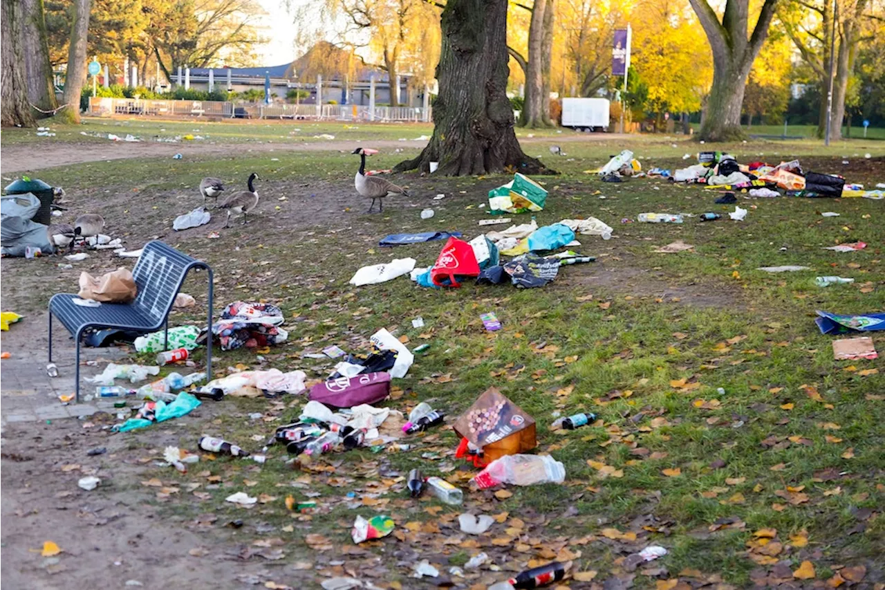 11.11.: Müllberge im Grüngürtel – Anwohnende wütend auf OB Reker