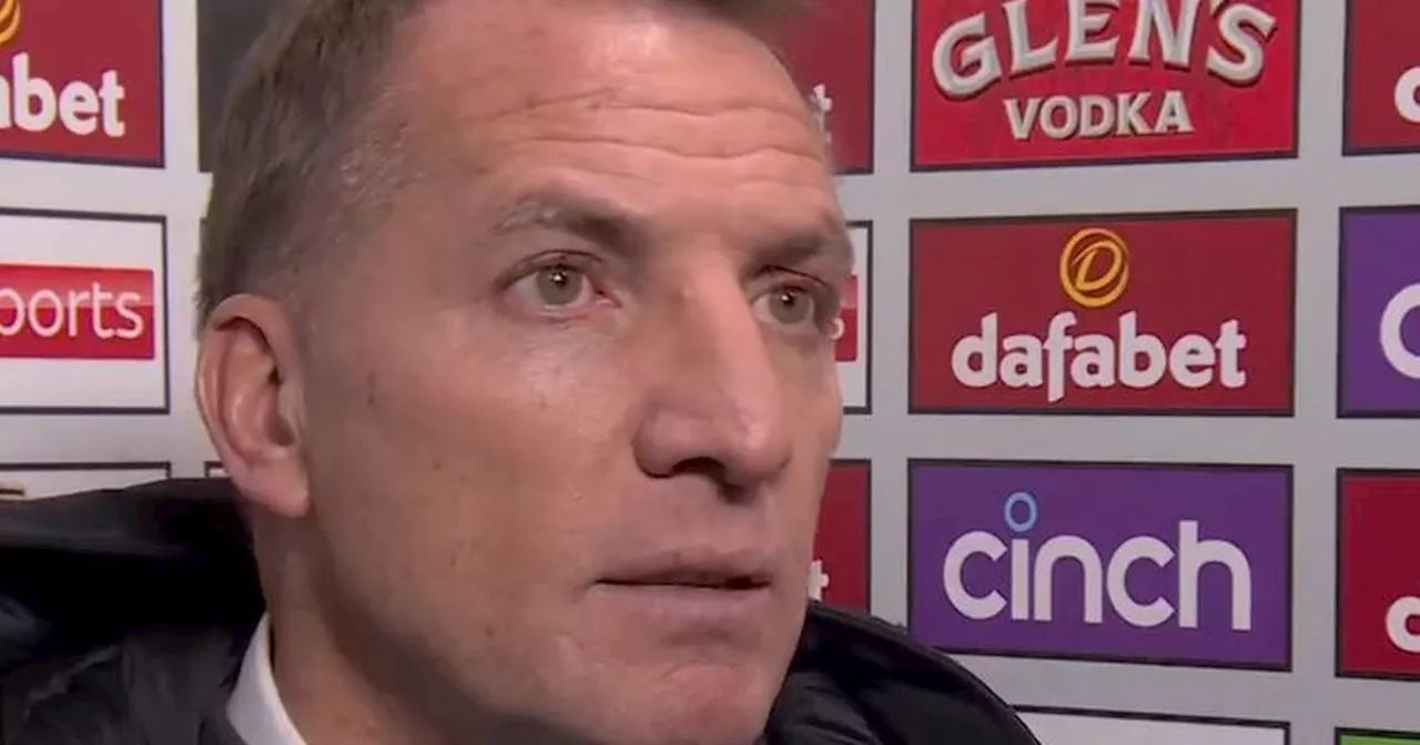 Brendan Rodgers in Kyogo injury Celtic update and Luis Palma praised