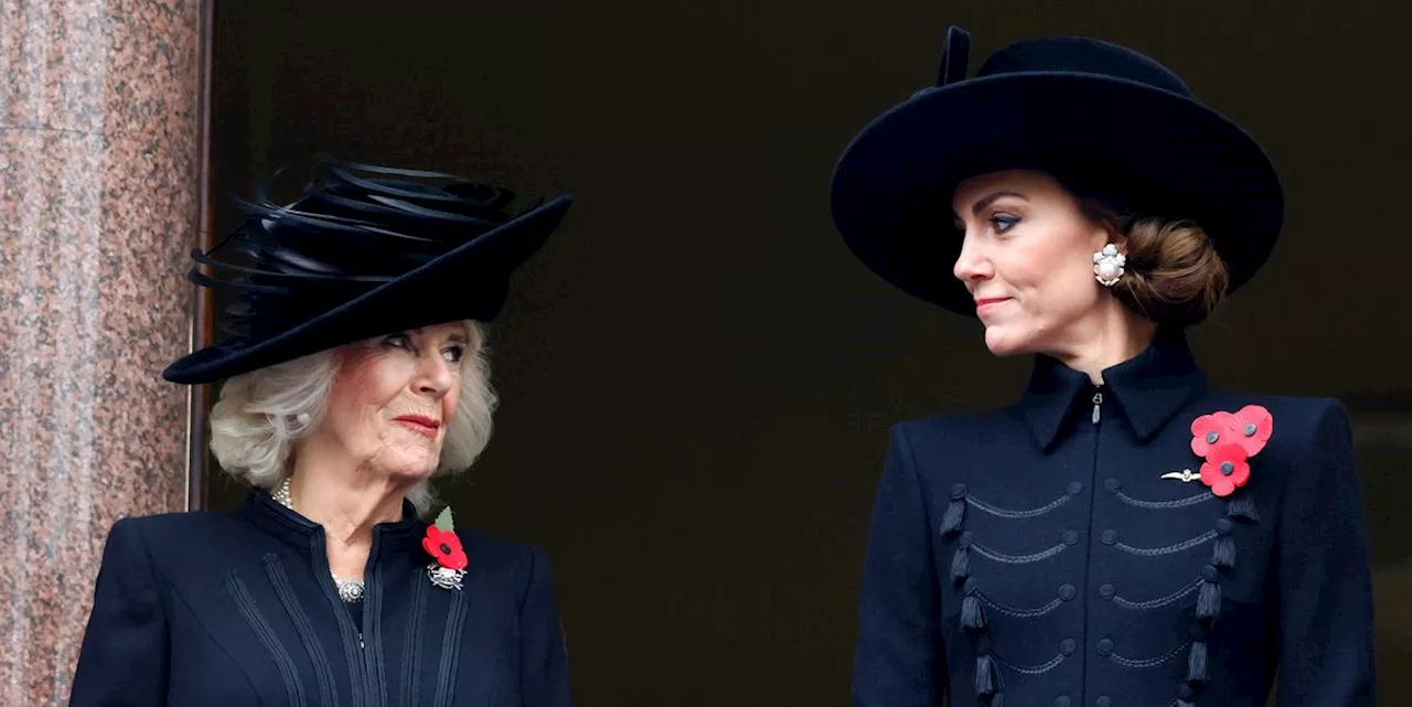 Princess Kate's Pearl Earrings at Remembrance Sunday Honor Queen Elizabeth