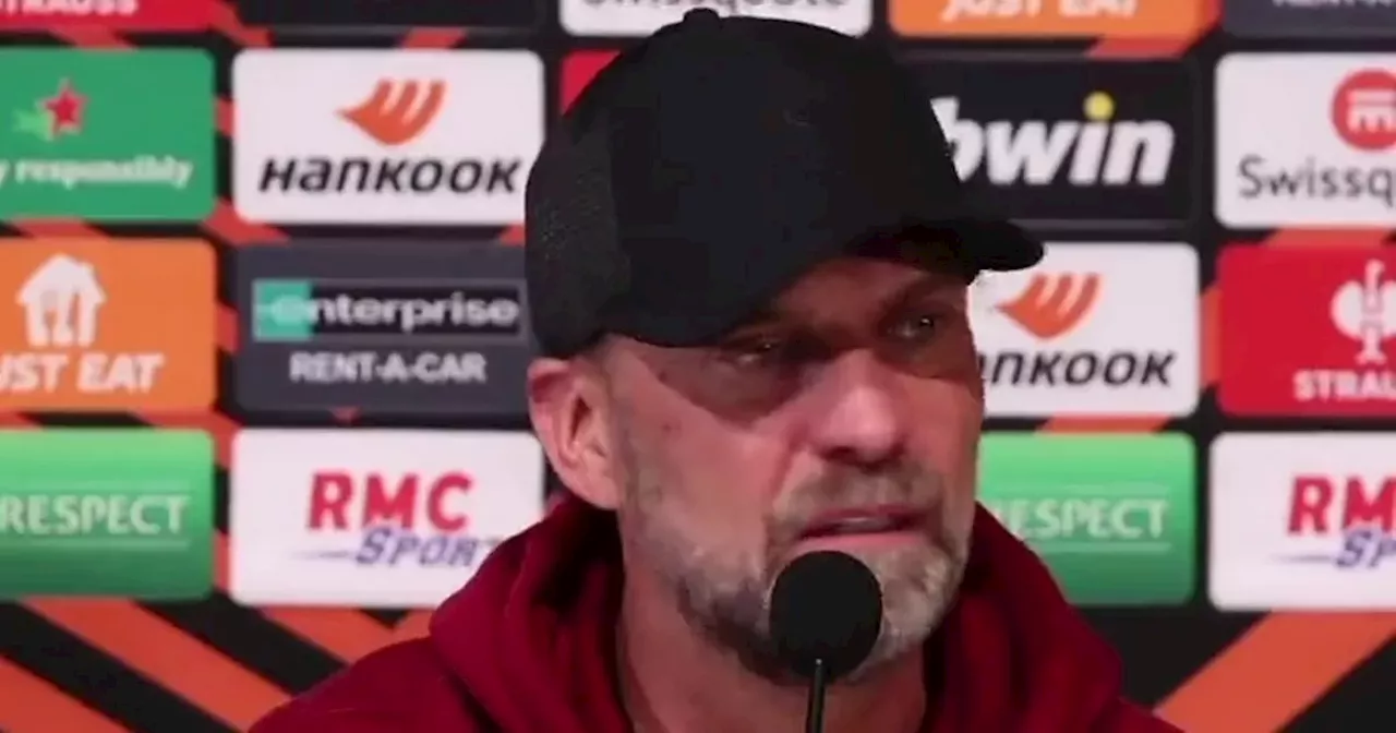 Jurgen Klopp hits out at TV companies over Liverpool's rushed trip to Man City